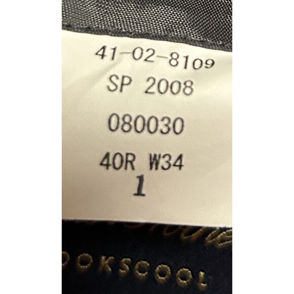 BROOKS BROTHERS 40 R BROOKSCOOL blazer jacket sport suit coat 40R GRAY J23 - Picture 8 of 12